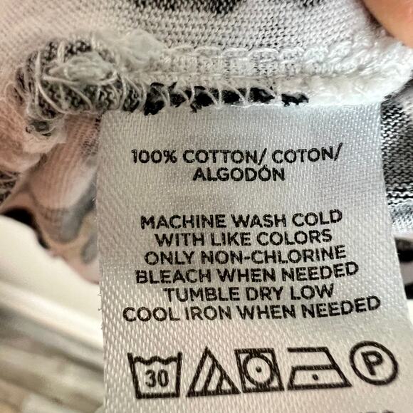 LOFT Bundle of 2 Long Sleeve Leopard Animal Print Cotton T-Shirts Size Small - Picture 6 of 11